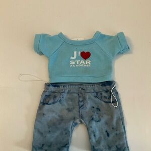 Build a Bear y2k blue outfit
